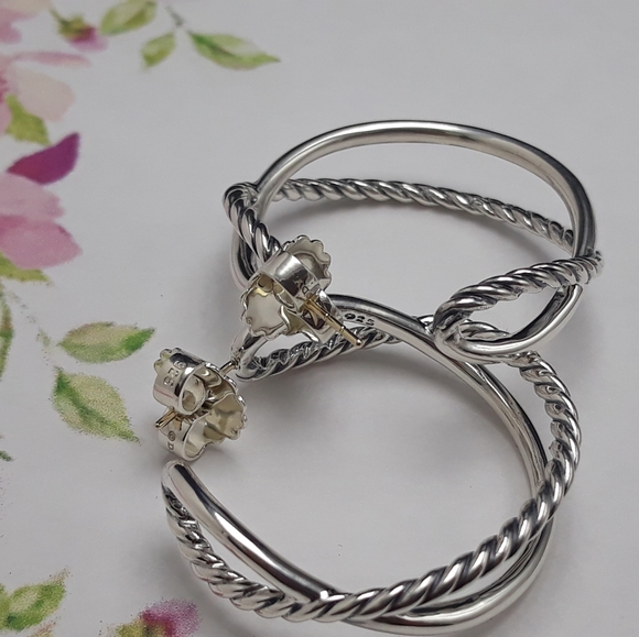 🛍David Yurman Crossover Earrings - Picture 3 of 4